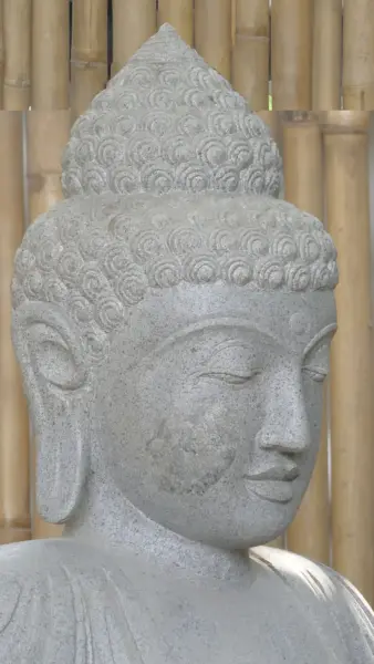 Product image 4 of the product “Standing Buddha with Lotus Flower, ca. 180 cm H ”