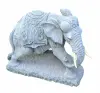 Product image 5 of the product “Nandi - Small Elephant bending to the right, 45cm L | cast stone ”