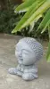 Product image 5 of the product “Nima - Sitting monk with big head, 15 cm H | cast stone ”
