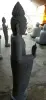 Product image 5 of the product “Standing Buddha with floral carving, Abudaya position. 54 x 36 x 176cm. Natural stone (river stone), stonemasonry ”