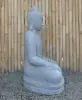 Product image 5 of the product “Seated Buddha made of Riverstone in Bhumisparsha - gesture of touching the earth. 80cm height. ”