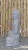 Product image 5 of the product “Seated Buddha made of Riverstone in Bhumisparsha - gesture of touching the earth. 83cm height. ”
