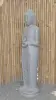 Product image 5 of the product “Standing Buddha made of Riverstone in Dharmachakra position - gesture of wheel of the teaching of Dharma. About 153cm height. ”