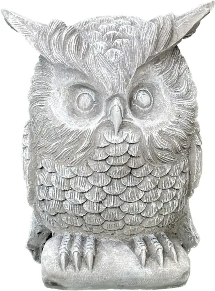 Product image 5 of the product “Esme - Owl, on a pedestal, 26cm H | cast stone ”