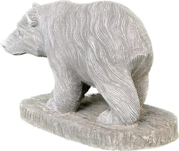 Product image 5 of the product “Jack - Running bear on pedestal. 33cm L | cast stone ”