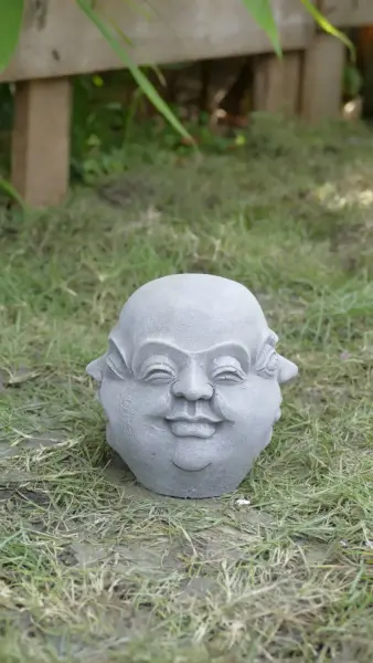 Product image 5 of the product “Si Mian Fo -Small four face Buddha, 12cm H | cast stone ”