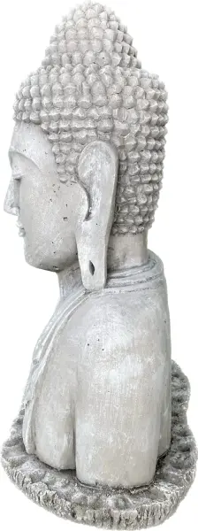 Product image 5 of the product “Naufal - Buddha bust 52 cm H | cast stone ”