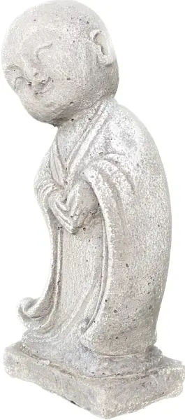 Product image 5 of the product “Jing - Monk, standing, bent sideways 20 cm H | cast stone ”