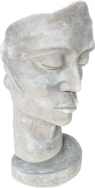 Product image 5 of the product “Dilan - Face looking to the left, 87 cm H | cast stone ”