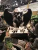 Product image 6 of the product “Gothic Sculpture, seated on base. 76 x 60 x 98cm. Stone cast, handcrafted & coloured ”