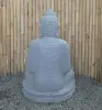 Product image 6 of the product “Seated Buddha made of Riverstone in Bhumisparsha - gesture of touching the earth. 80cm height. ”