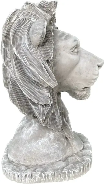 Product image 6 of the product “Cormac - Lion's head on pedestal, 45cm H | cast stone ”