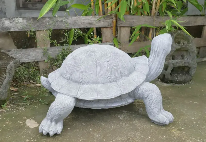 Product image 6 of the product “Winston - Big Turtle, 85 cm Length | cast stone ”