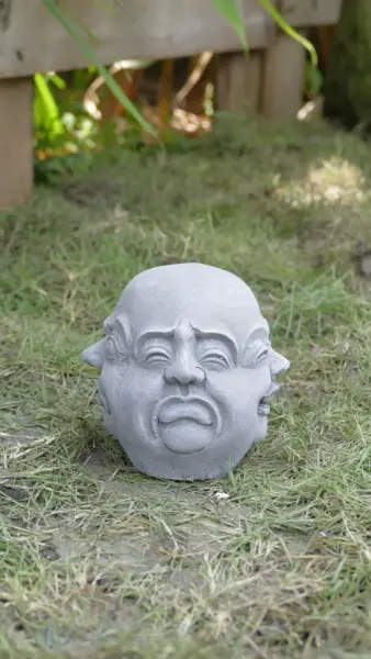 Product image 6 of the product “Si Mian Fo -Small four face Buddha, 12cm H | cast stone ”