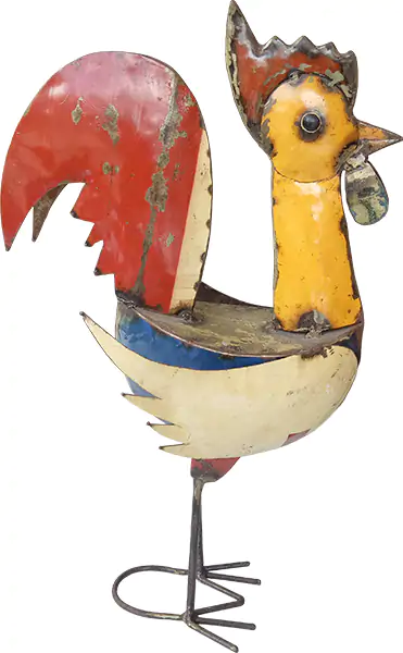 Product image 6 of the product “Rooster 48 cm Height, metal art. ”
