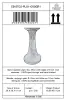 Product image 7 of the product “Merapi - Stand, tapered, plain, Ø 25cm, 51cm H | cast stone ”