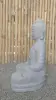 Product image 7 of the product “Seated Buddha made of Riverstone in Dhyana position - gesture of meditation, 62cm height, natural ”