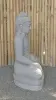 Product image 7 of the product “Seated Buddha made of Riverstone in Bhumisparsha - gesture of touching the earth. 83cm height. ”