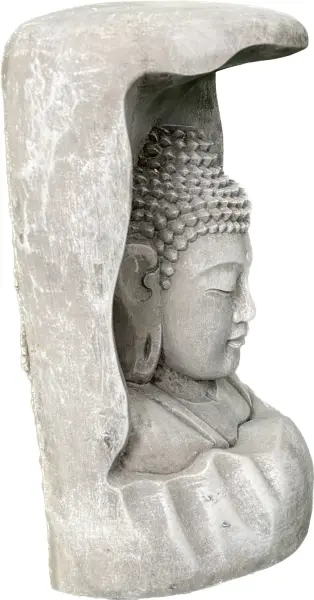 Product image 7 of the product “Anwar - Buddha Bust, relief cut out of tree, 28cm H | cast stone ”