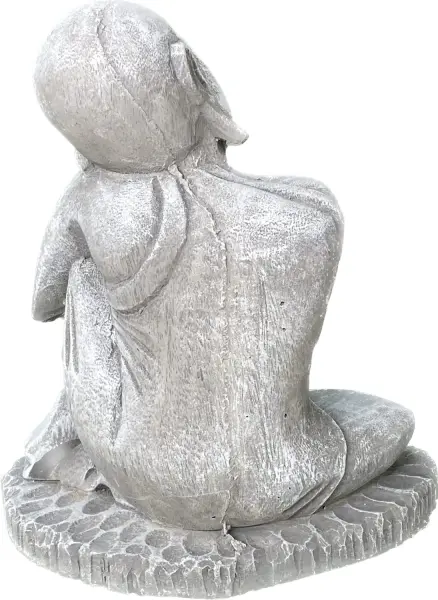 Product image 7 of the product “Amal - Buddha relax - left knee up. 24cm H | cast stone ”