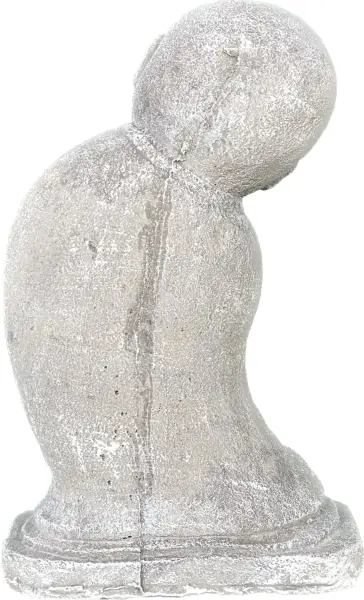 Product image 7 of the product “Ming - Monk, standing, bent sideways 24 cm H | cast stone ”