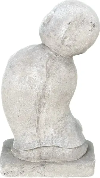 Product image 7 of the product “Ling - Monk, standing, bent sideways, 34 cm H | cast stone ”