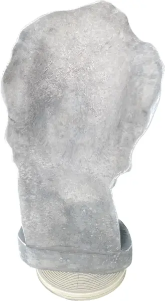 Product image 7 of the product “Aras - Face looking to the right, 90 cm H | cast stone ”