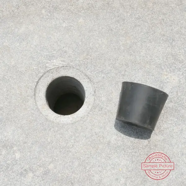 Product image 7 of the product “Riverstone basin, natural surface, polished inside. Dia approx 131-140cm Height 71-80cm ”