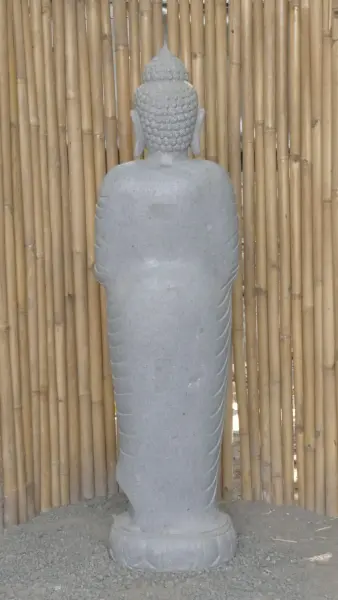 Product image 7 of the product “Standing Buddha with Lotus Flower, ca. 153 cm H ”