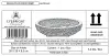 Product image 8 of the product “Medan - Bowl with leaf motive, Ø 29 cm | cast stone ”