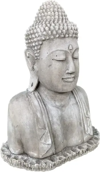 Product image 8 of the product “Naufal - Buddha bust 52 cm H | cast stone ”