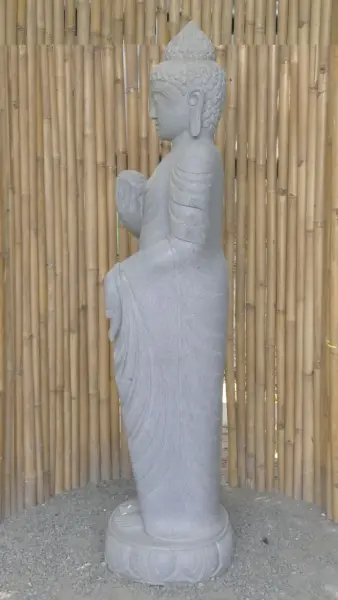 Product image 8 of the product “Standing Buddha with Lotus Flower, ca. 180 cm H ”