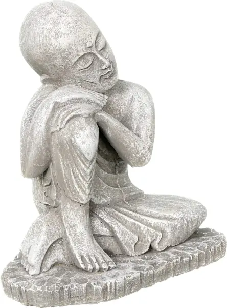 Product image 9 of the product “Amar - Buddha relax - right knee up. 24cm H | cast stone ”